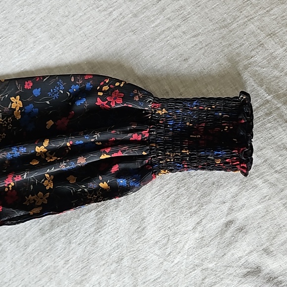 NWOT Size Large Laundry By Shelli Segal Long Sleeve Blouse - Picture 9 of 11